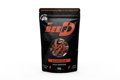 7 x BEEF'D BBQ FLAVOURED BILTONG 70g