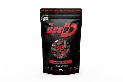 7 x BEEF'D CHIPOTLE FLAVOURED BILTONG 70g
