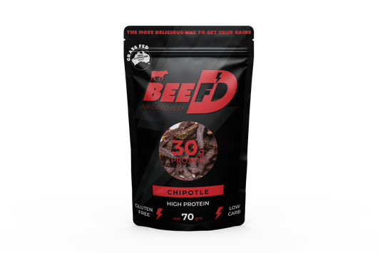 BEEF'D CHIPOTLE FLAVOURED BILTONG 70g