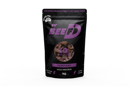 7 x BEEF'D TERIYAKI FLAVOURED BILTONG 70g