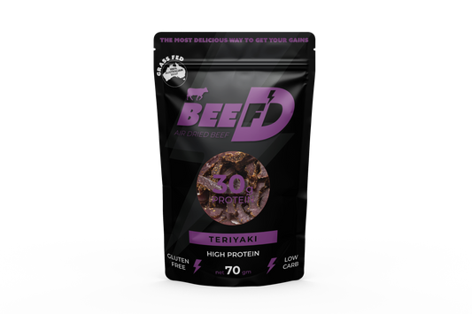 BEEF'D TERIYAKI FLAVOURED BILTONG 70g